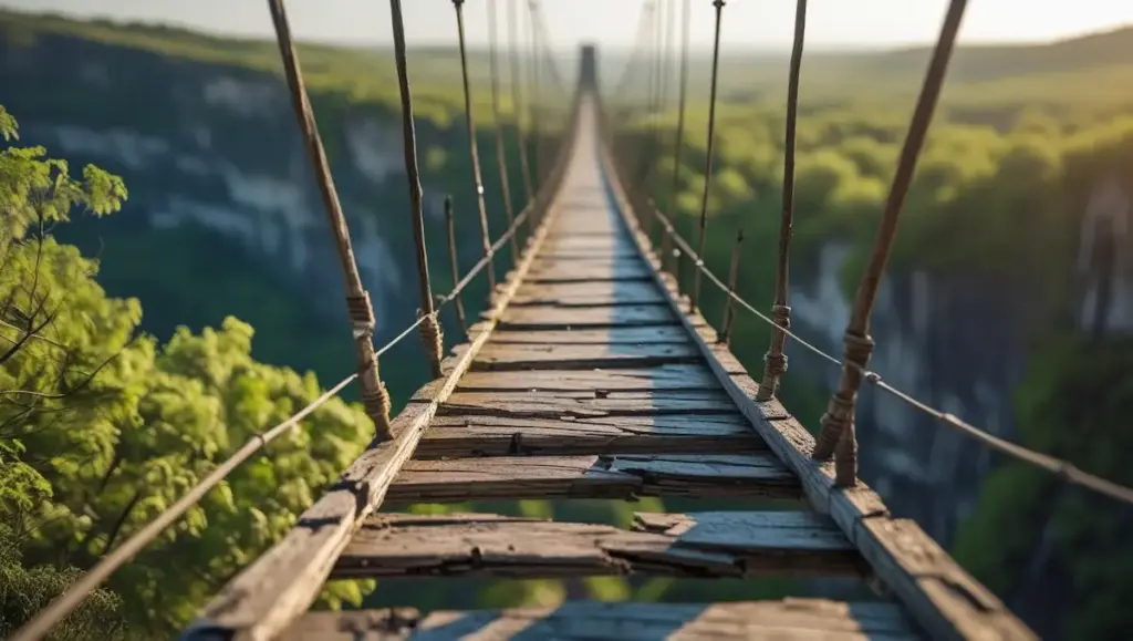 Brücke braun weitläufig folgen
